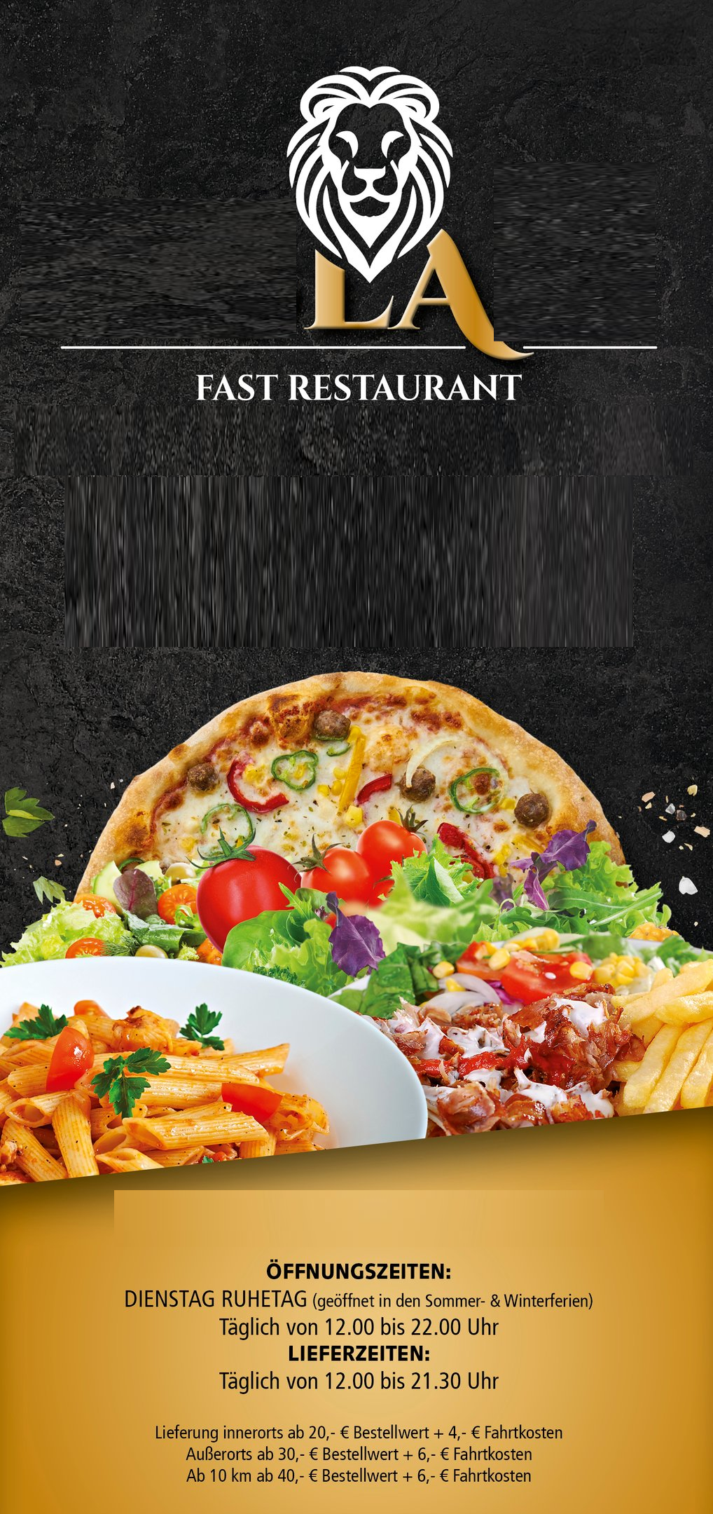 Speisekarte – Seite 1