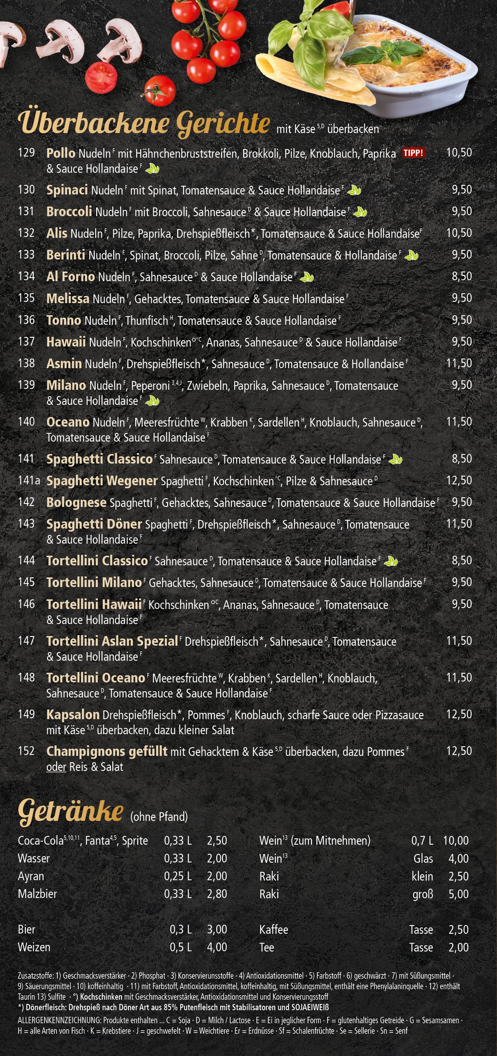 Speisekarte – Seite 6